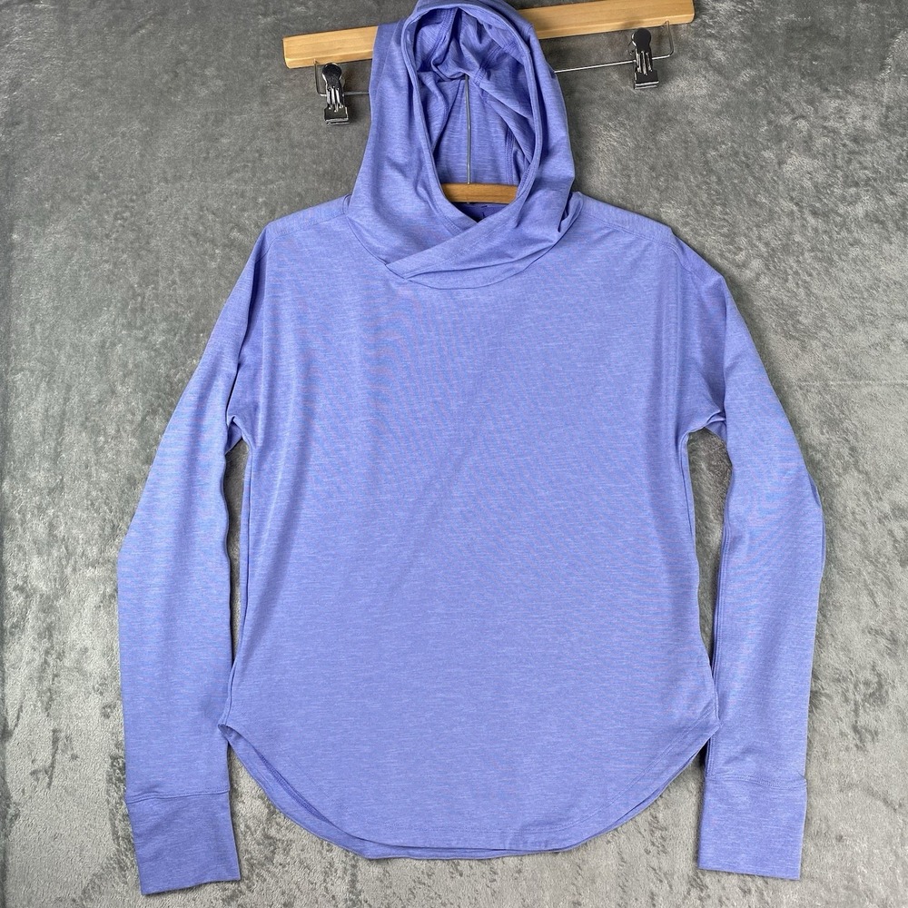 REI Co-op Sahara Shade Hoodie Womens Sz S Periwinkle Lightweight L/S UPF Hiking